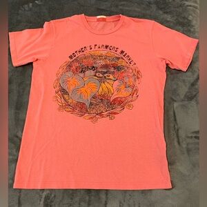 Women’s designer cotton t-shirt MOTHER, the Rowdy, size xs, Farmers Mark…